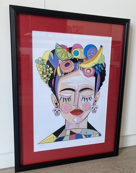 Poster con cornice Frida Kahlo