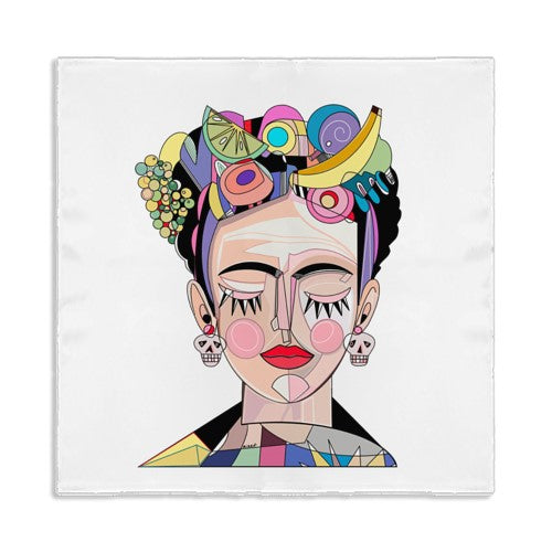 Frida Kahlo Silk Effect Scarf