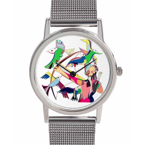 Women's wristwatch The birds of Lake Stymphalus