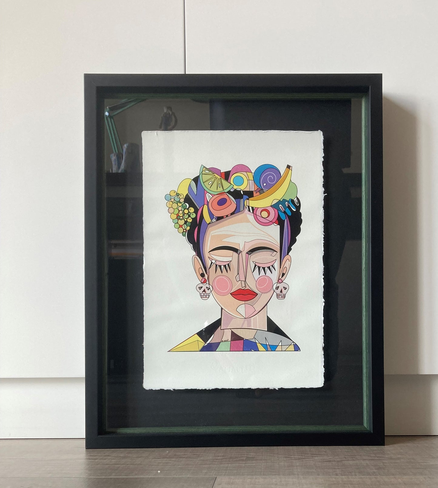 Print on Amalfi paper with Frida Kahlo frame