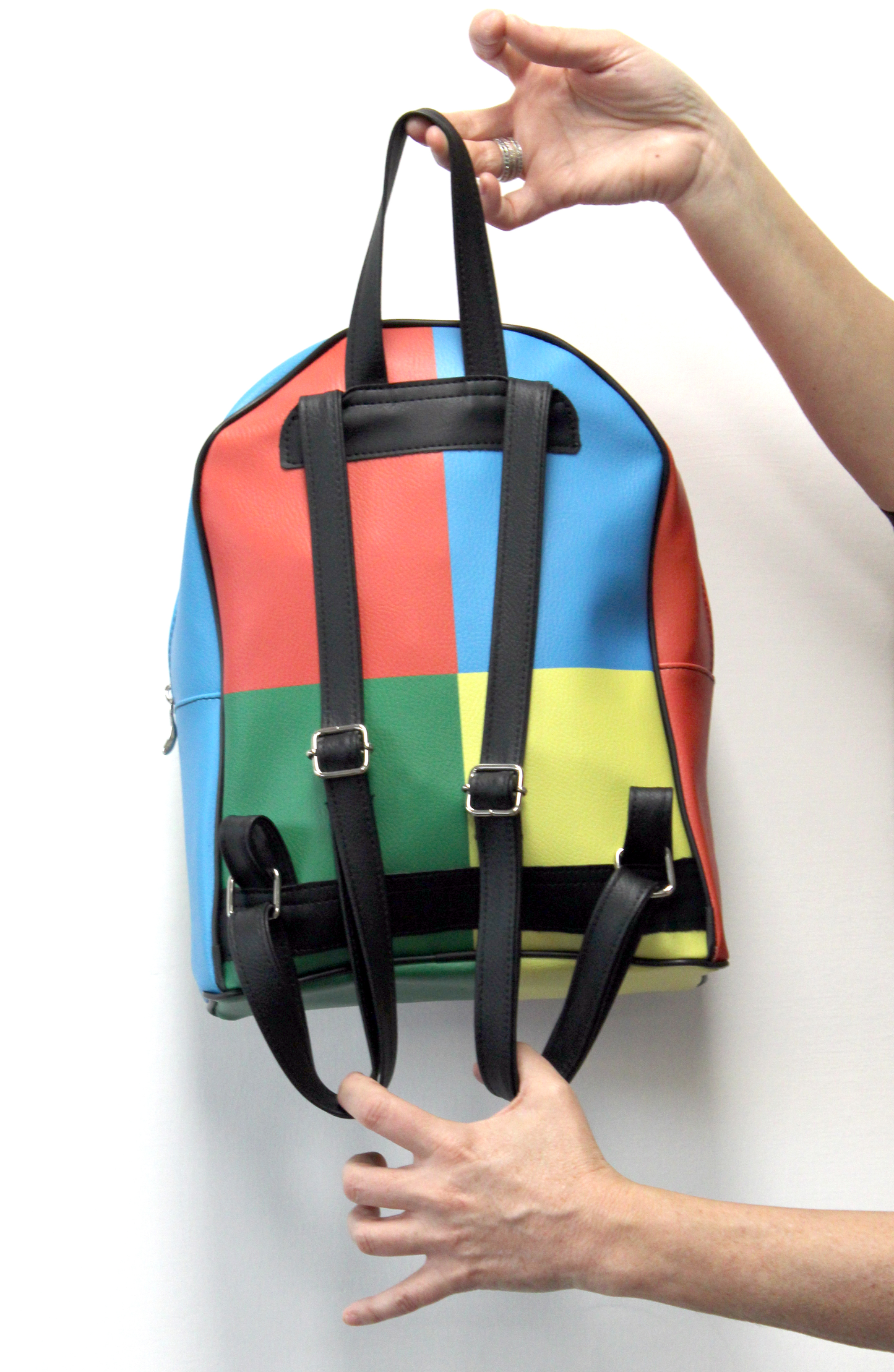 One Vision faux leather backpack